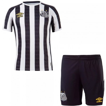 Fußballtrikots Santos FC Kinder Auswärts Trikotsatz 2021-2022 